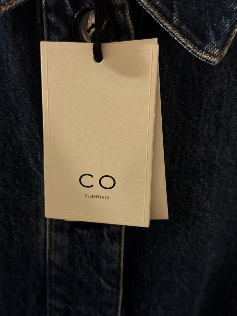 CO Blue Denim Button-Front Midi Dress - Picture 8 of 9